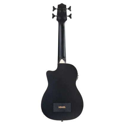 kala u-bass matte black kala ubass-jymn-bk-fs black journeyman mahogany acoustic-electric u-bass with f-holes     