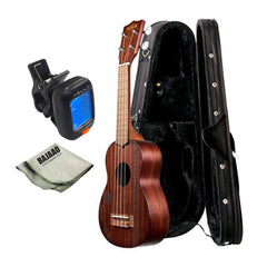 Kala Ukulele Bundles Kala KA-15S-H2 Soprano Deluxe Ukulele Bundle