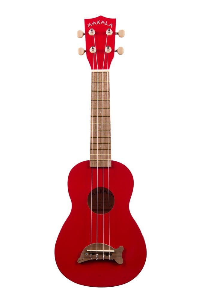 kala ukulele bundles kala mk-sd makala soprano ukulele with bajaao ub-s gig bag    #color_candy-apple-red