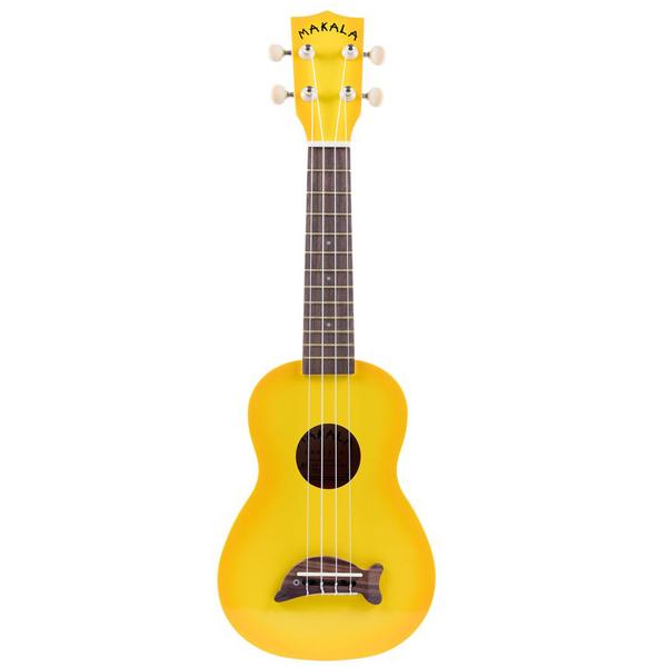 kala ukulele bundles kala mk-sd makala soprano ukulele with bajaao ub-s gig bag   #color_yellow-burst