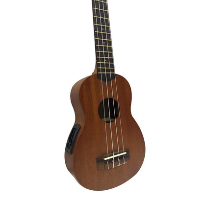 kala ukulele bundles kala mk-se makala electro-acoustic soprano ukulele with bajaao ub-s gig bag
