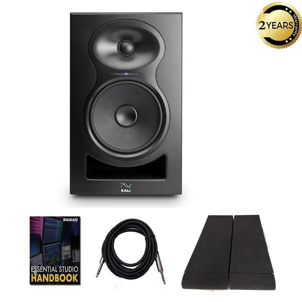 Kali Audio LP-6 2nd Wave Lone Pine Series 6.5" Active Studio Monitor with Isolation Pads, Cables, and Ebook - Single Unit