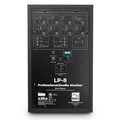 Kali Audio Monitor Speaker Bundles Kali Audio LP-8 2nd Wave Lone Pine Series 8" Active Studio Monitor with Isolation Pads, Cables and Ebook - Pair