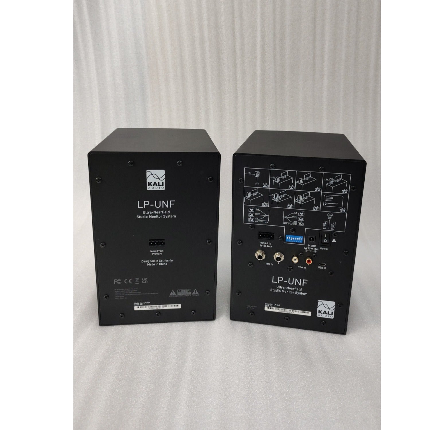 Kali Audio Monitor Speakers Kali Audio LP-UNF 4.5" Ultra Nearfield Powered Studio Monitors - Pair  - Open Box
