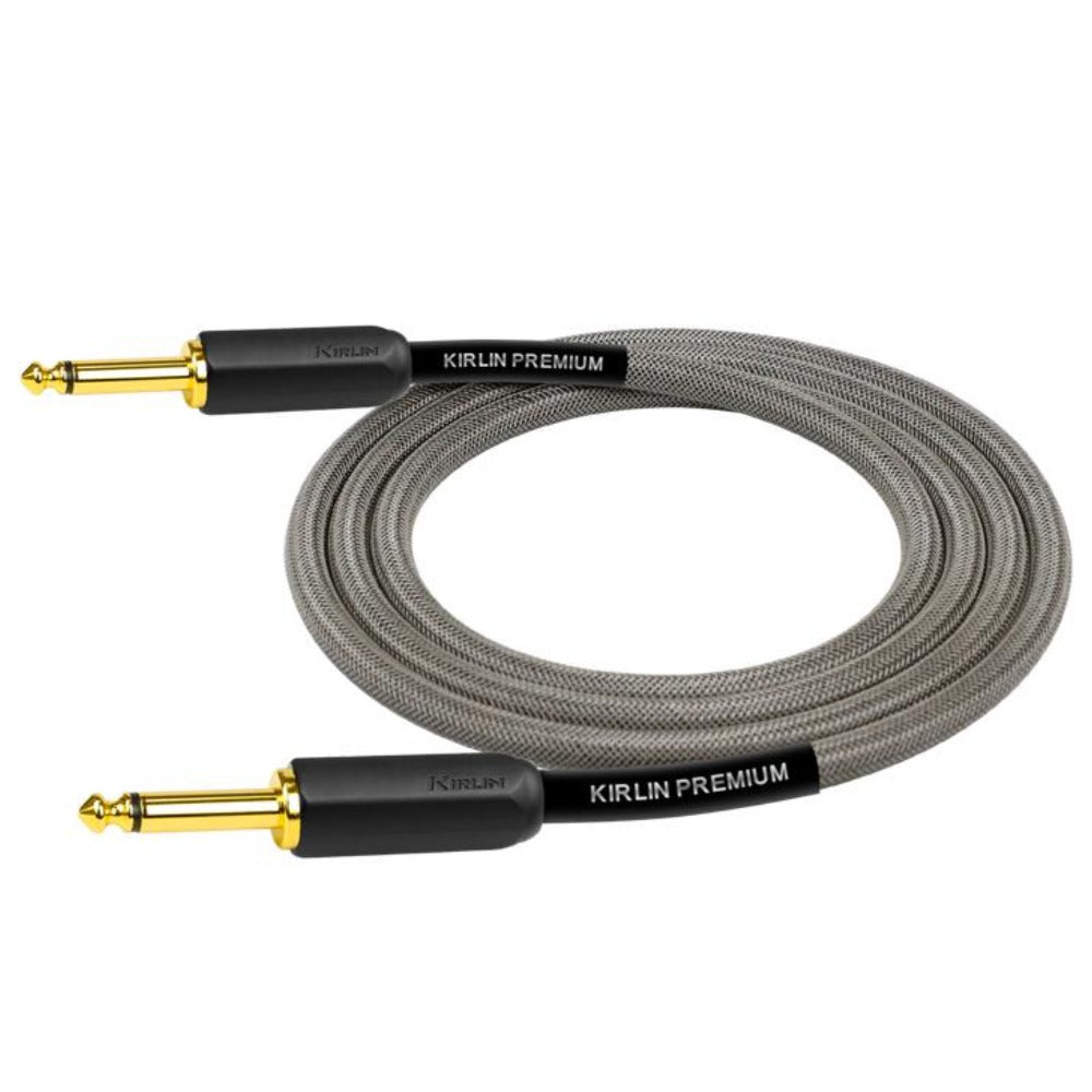 Kirlin Instrument Cables Gray Kirlin IWB-201BEG 6M Premium Plus Instrument Cable