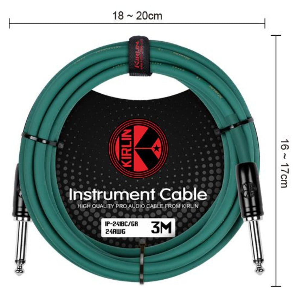 Kirlin Instrument Cables Kirlin IP-241BC 3M Original 24 Gauge Instrument Cable