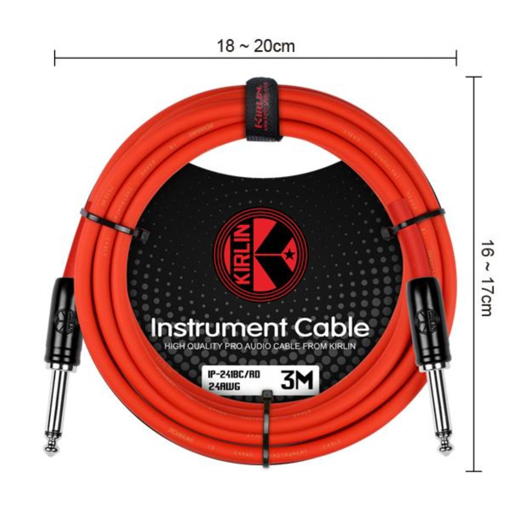 Kirlin Instrument Cables Kirlin IP-241BC 3M Original 24 Gauge Instrument Cable