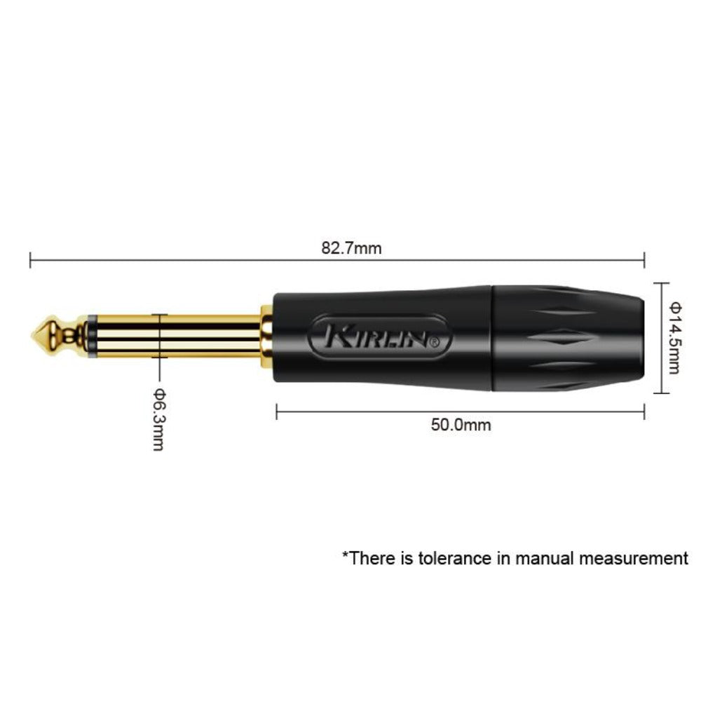 Kirlin Instrument Cables Kirlin IWB-201BFG 6M Premium Plus Instrument Cable
