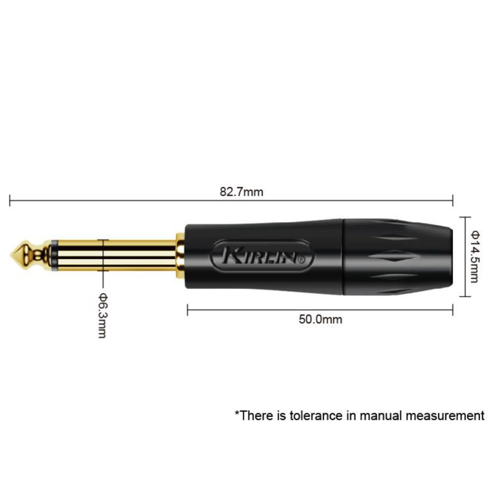 Kirlin Instrument Cables Kirlin IWB-201BFG 6M Premium Plus Instrument Cable