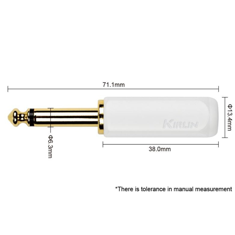 Kirlin Instrument Cables Kirlin IWB-201WEG 6M Premium Plus Instrument Cable