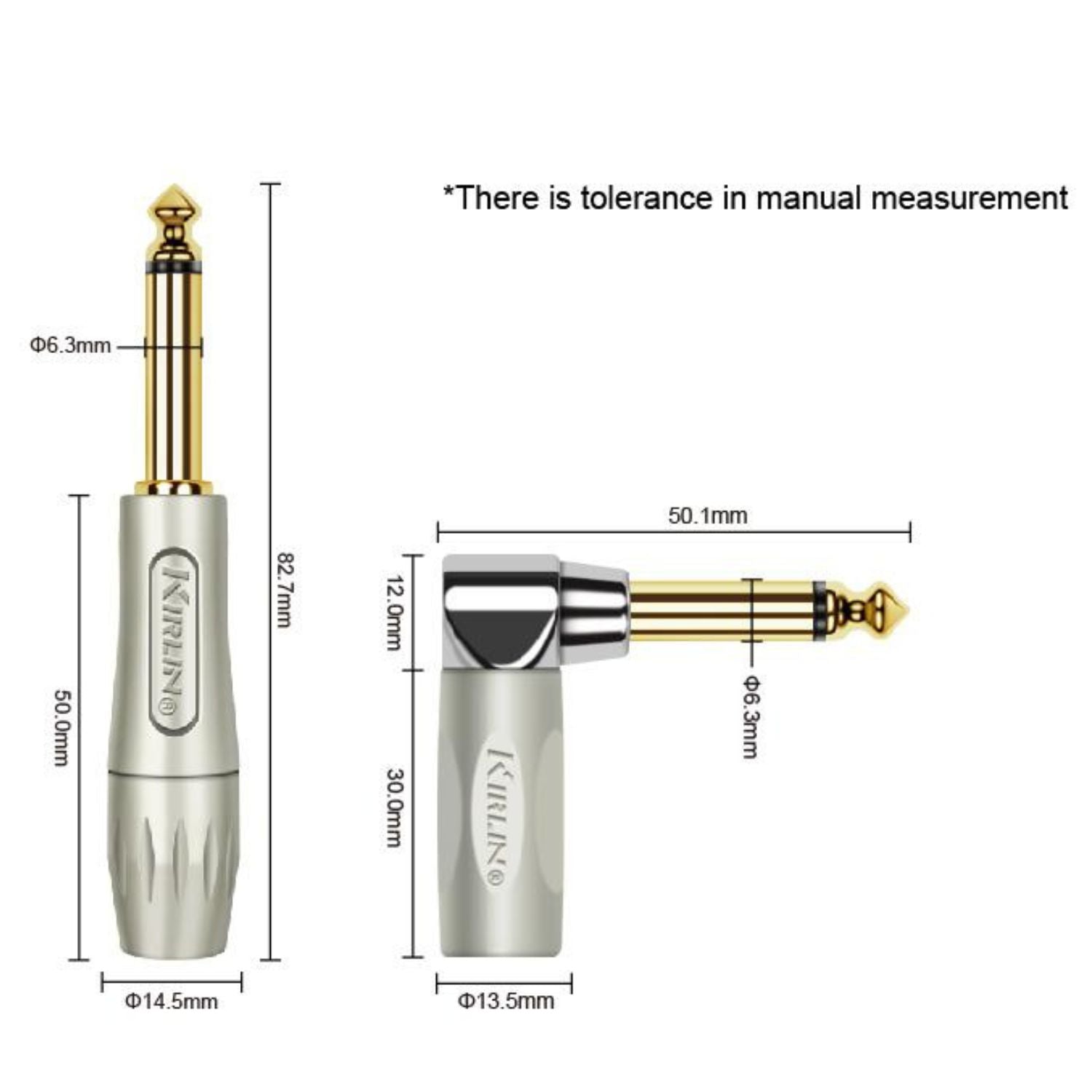Kirlin Instrument Cables Kirlin R Angle Premium 10M Coil Instrument Cable