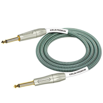 Kirlin Instrument Cables Olive Kirlin IWB-201PFG 6M Premium Plus Instrument Cable