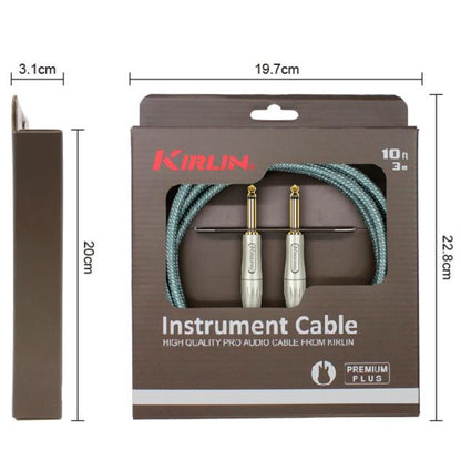 Kirlin Instrument Cables Olive Kirlin IWB-201PFG 6M Premium Plus Instrument Cable