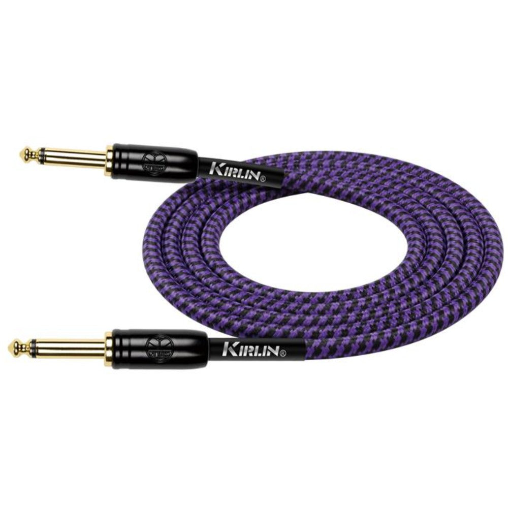 Kirlin Instrument Cables Purple Kirlin IW-241BCG 10M Original Woven Instrument Cable