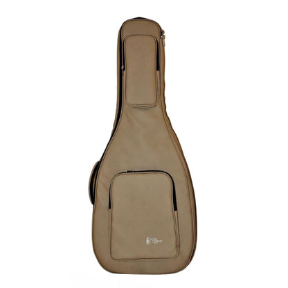 KM Acoustic Guitar Gigbags Beige KM R-12 Full Size 12mm Padded Acoustic Guitar Gig Bag