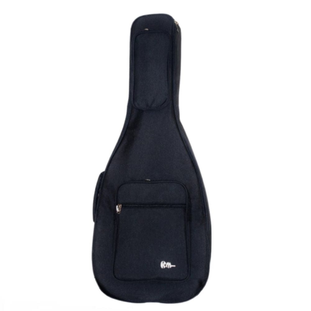 km acoustic guitar gigbags black km n-12 full size 12 mm padded acoustic guitar gig bag 