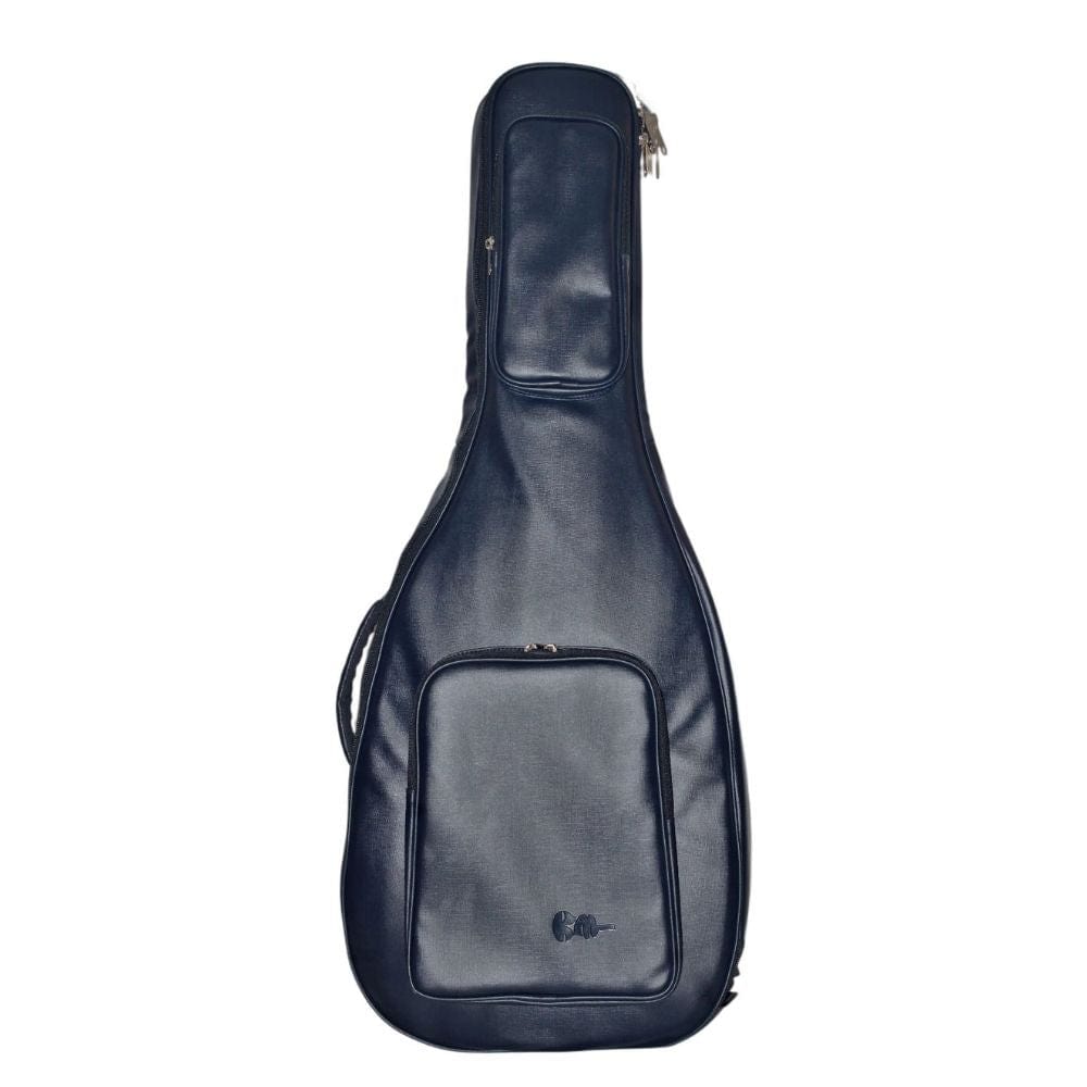 KM Acoustic Guitar Gigbags Black KM R-12 Full Size 12mm Padded Acoustic Guitar Gig Bag