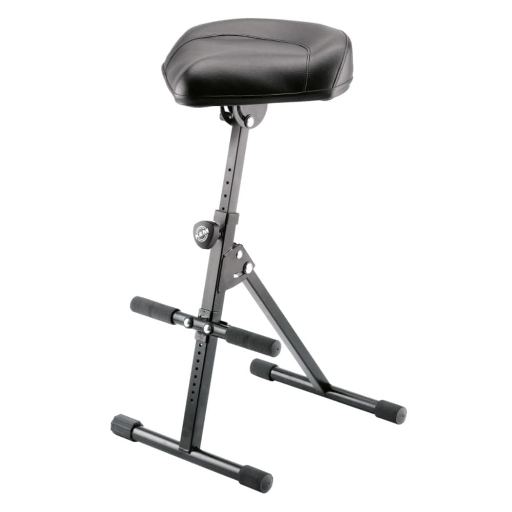 konig & meyer drum accessories konig & meyer 14045 000 55 performance stool - black leather