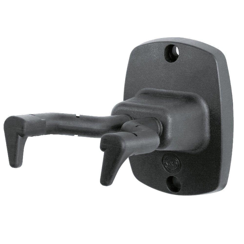 konig & meyer guitar hangers and holders black konig & meyer 16240-000-55 guitar wall mount - black   