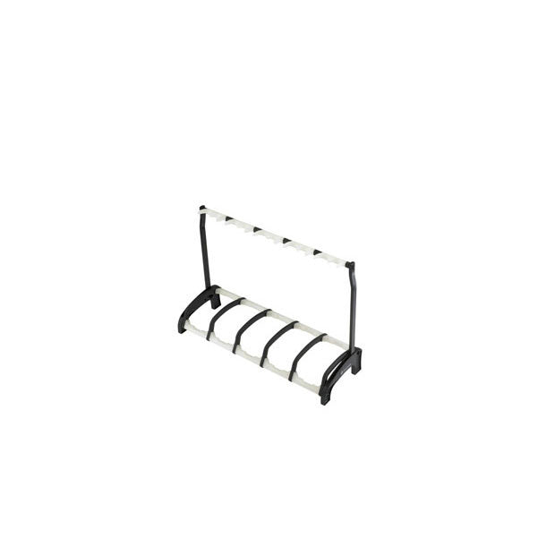 konig & meyer guitar stands konig meyer 17515 five guitar stand guardian 5-black with translucent support elements