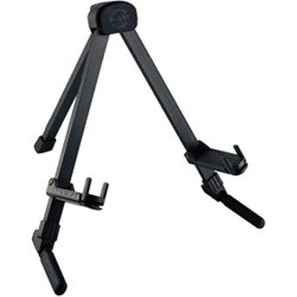 konig & meyer guitar stands konig & meyer 1755000035 black anodized memphis travel guitar stand