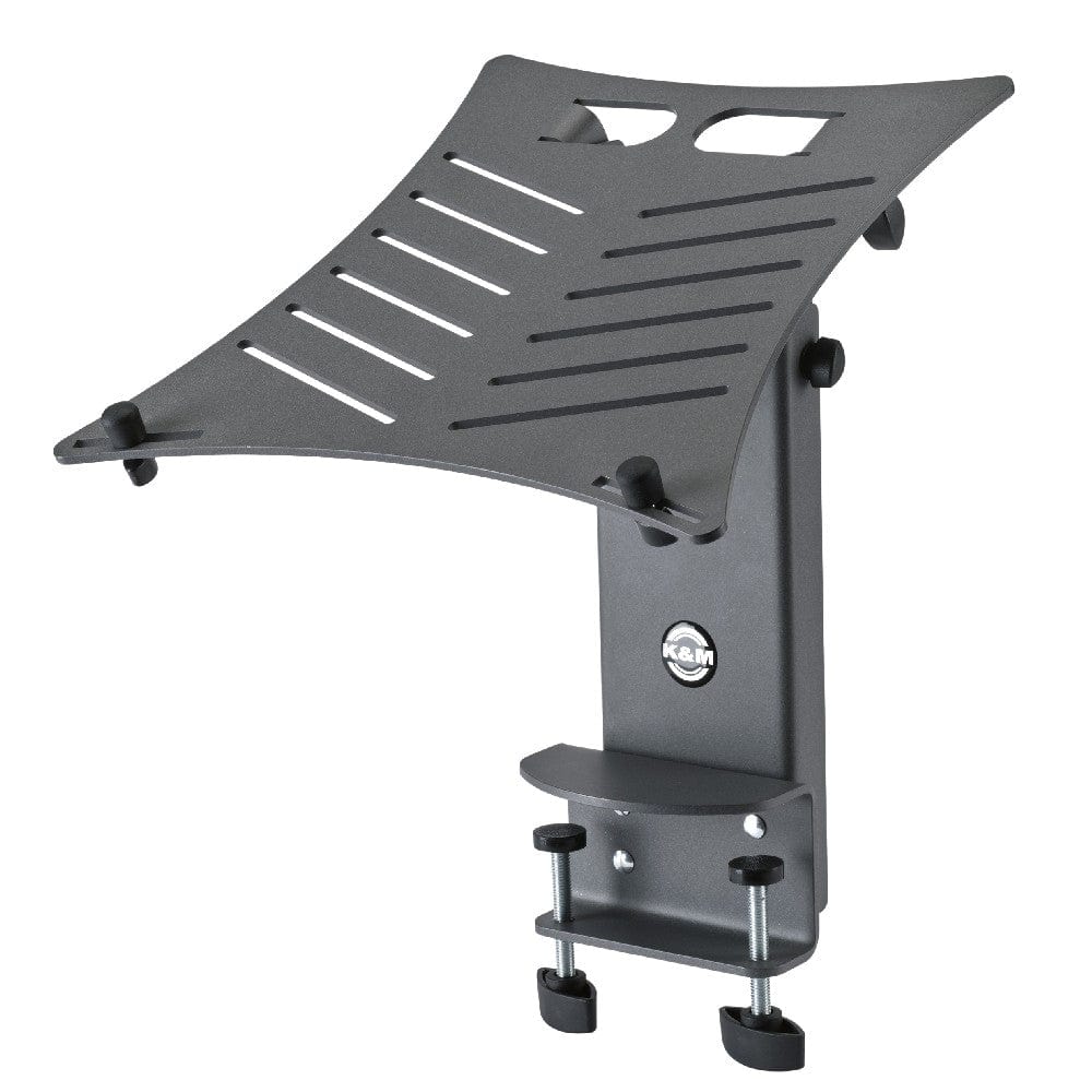 konig & meyer laptop stands black konig & meyer 12196-000-55 clamping laptop stand - black   