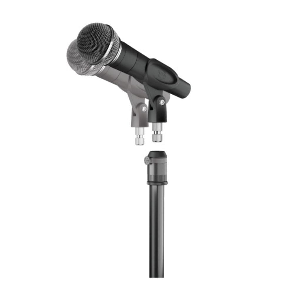 konig & meyer microphone accessories black konig & meyer 23900-300-55 quick release adapter for microphone   