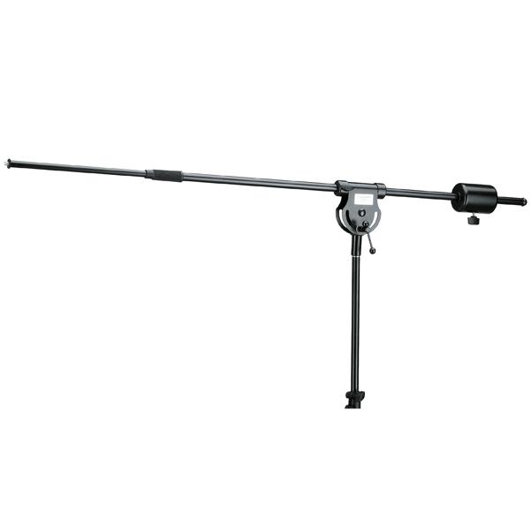 konig & meyer microphone stands konig & meyer 21231-400-55 boom arm microphone stand - black
