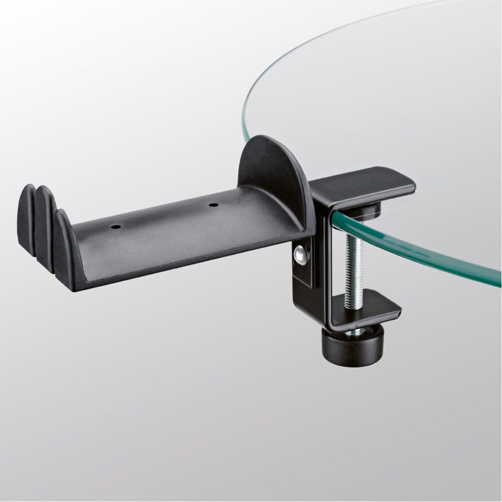 konig & meyer other holders and stands konig & meyer 16090 000 55 ear-phone holder - black