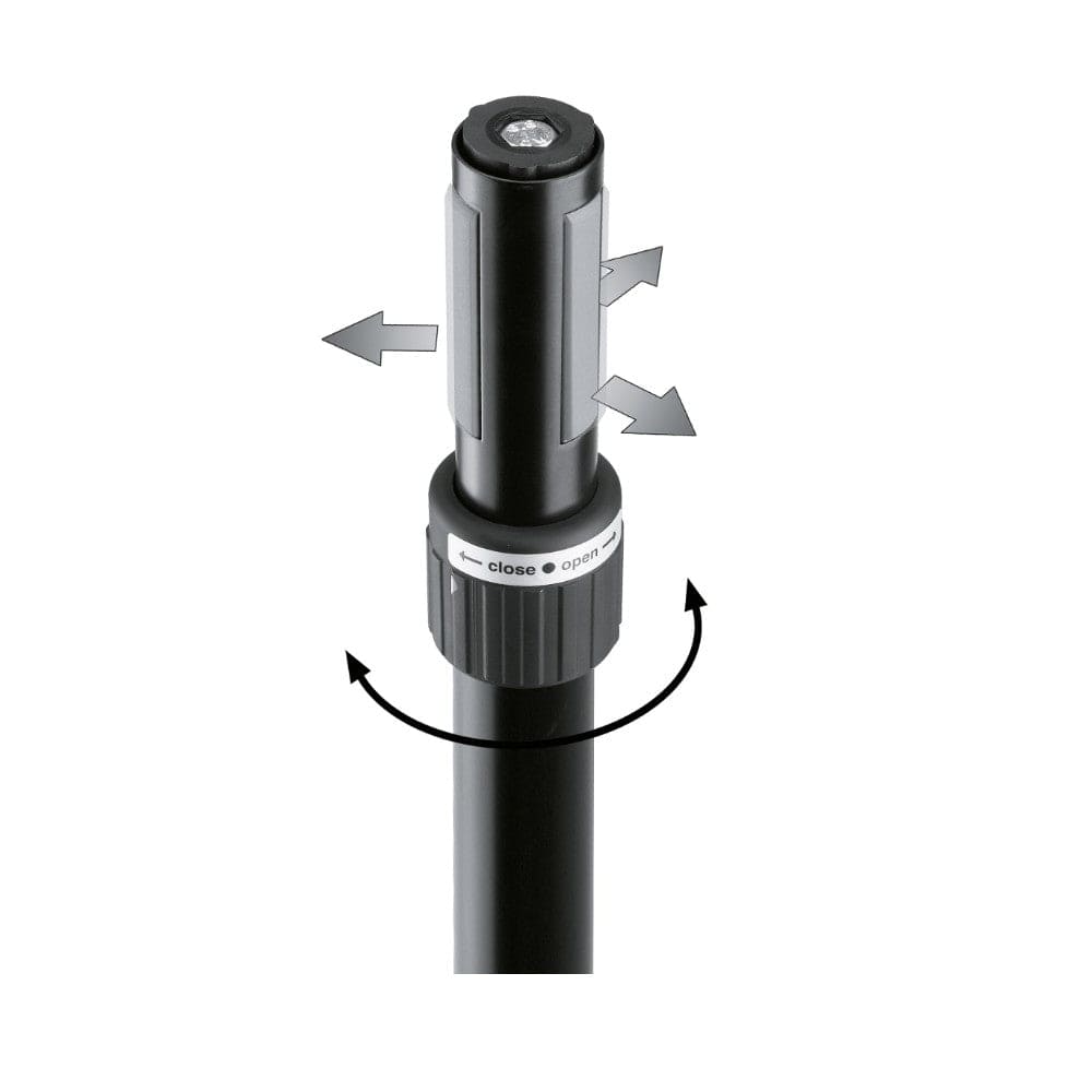 konig & meyer other stands konig & meyer 21340 000 55 distance rod with hand crank and ring lock