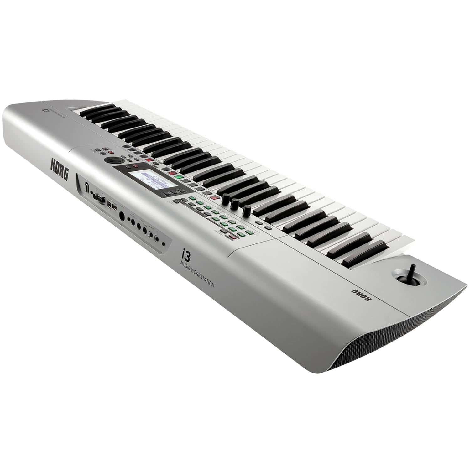 Korg Arranger Keyboards Korg i3 61 Keys Music Workstation Arranger Keyboard #color_matte-silver