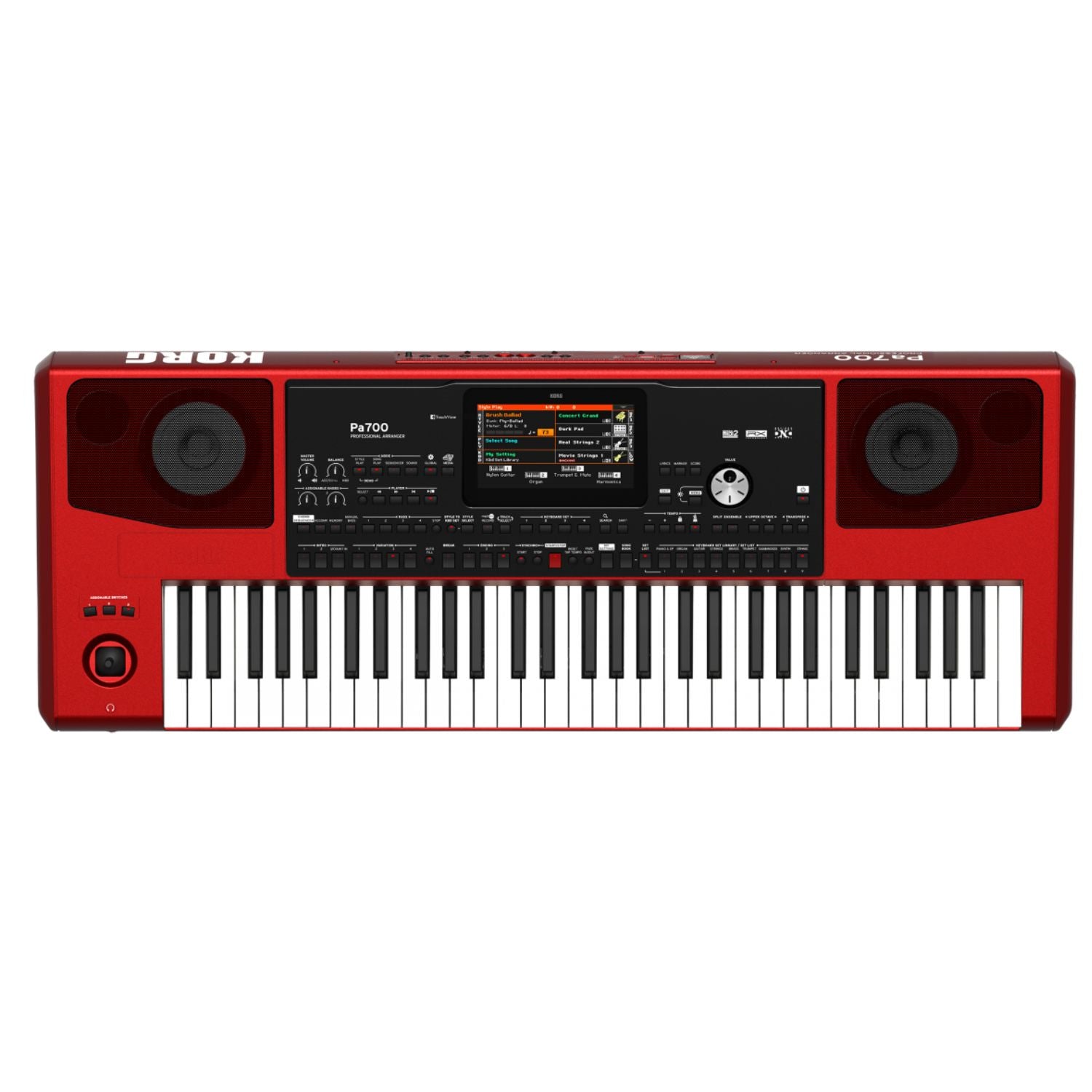 Korg Arranger Keyboards Red Korg Pa700 Arranger Keyboard 