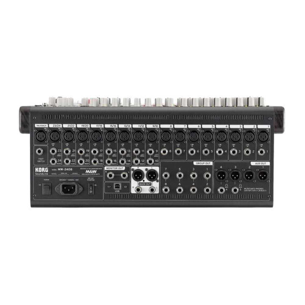 Korg　Online　Hybrid　Buy　Bajaao　MW-2408　Mixer-　24x8x2　Analog　Digital　Black