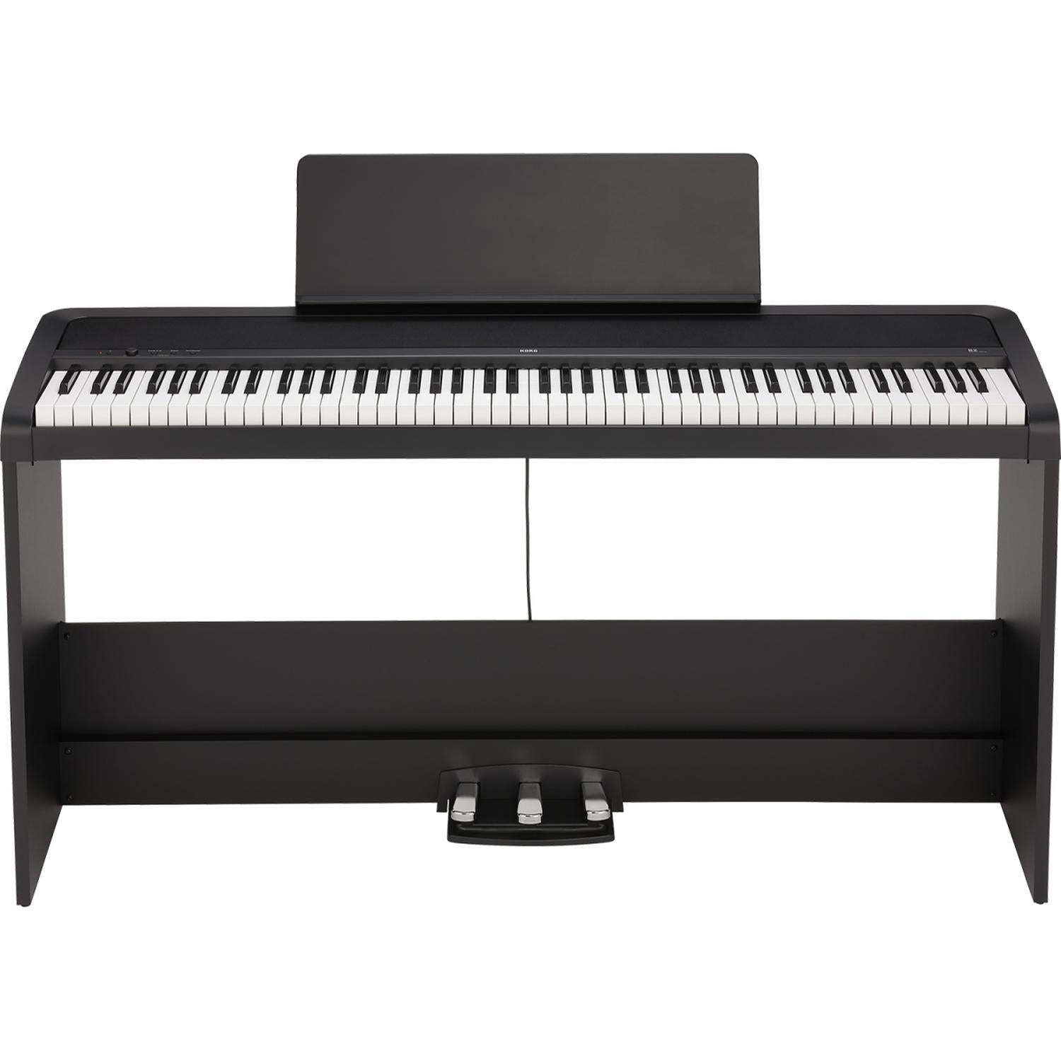 Korg Digital Pianos Black / Piano with Stand Korg B2SP 88 key Digital Piano