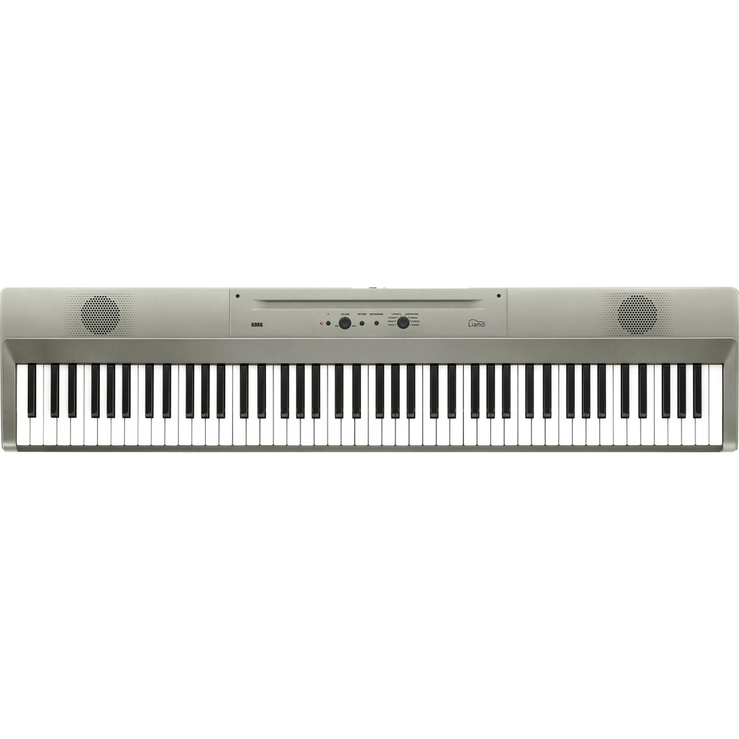 Korg Digital Pianos Metallic Silver Korg Liano 88 Keys Digital Piano #color_metallic-silver