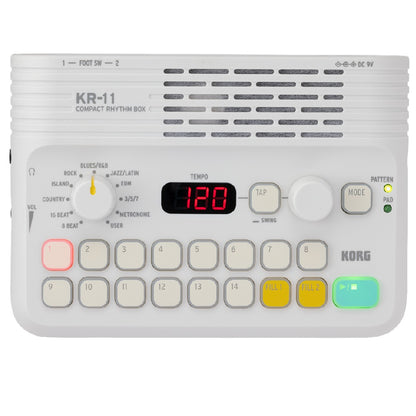 Korg Drum Modules Korg KR-11 Compact Rhythm Box Electronic Drum Machine