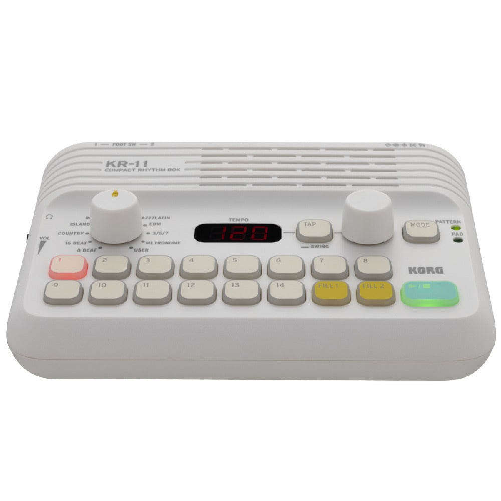 Korg Drum Modules Korg KR-11 Compact Rhythm Box Electronic Drum Machine