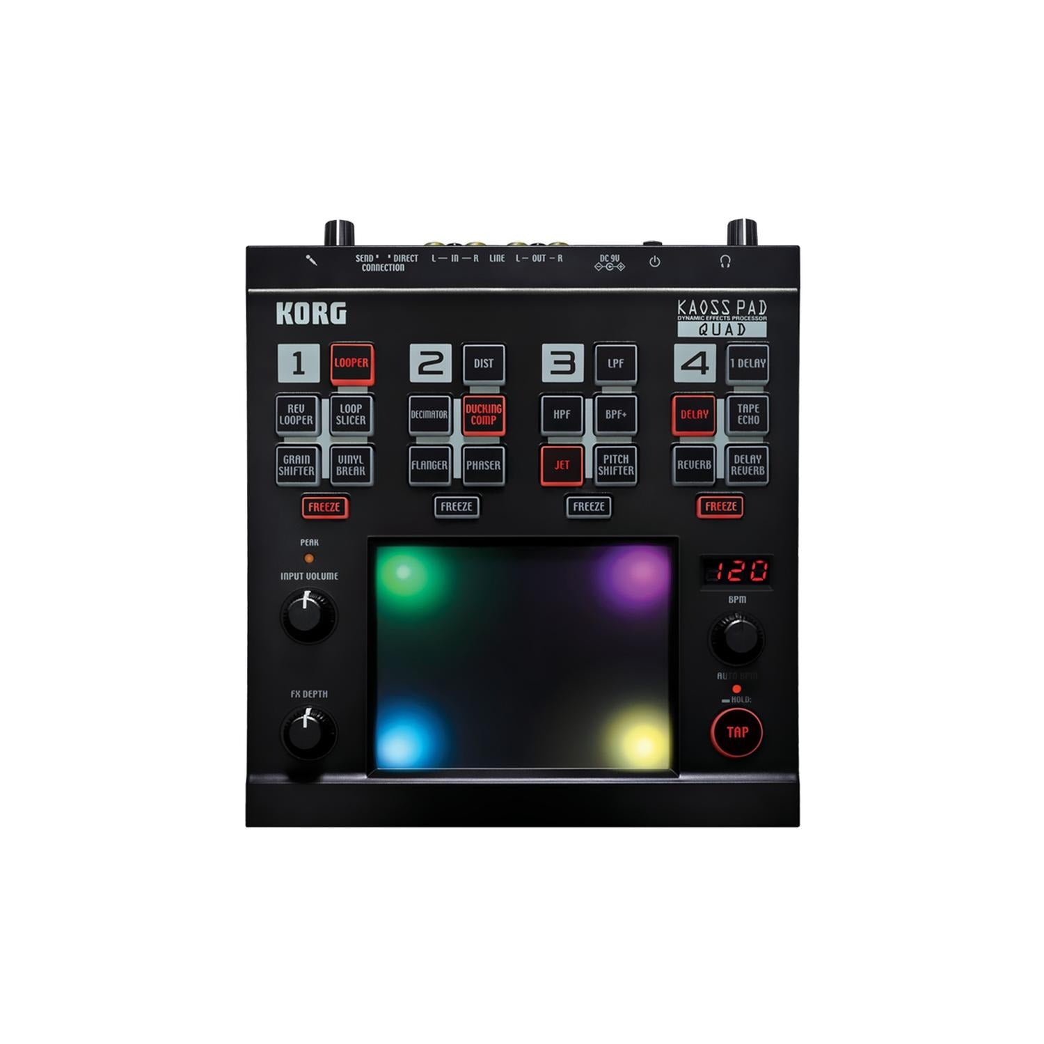 Korg Effect Pedals Korg KAOSS Pad Quad Dynamic Effect Sampler