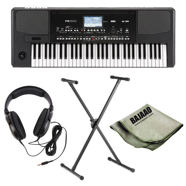 Korg Keyboard Bundles Korg PA300 Professional Arranger Keyboard Deluxe Bundle
