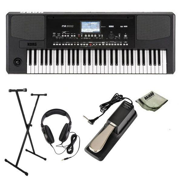 Korg Keyboard Bundles Korg PA300 Professional Arranger Keyboard Pro Bundle