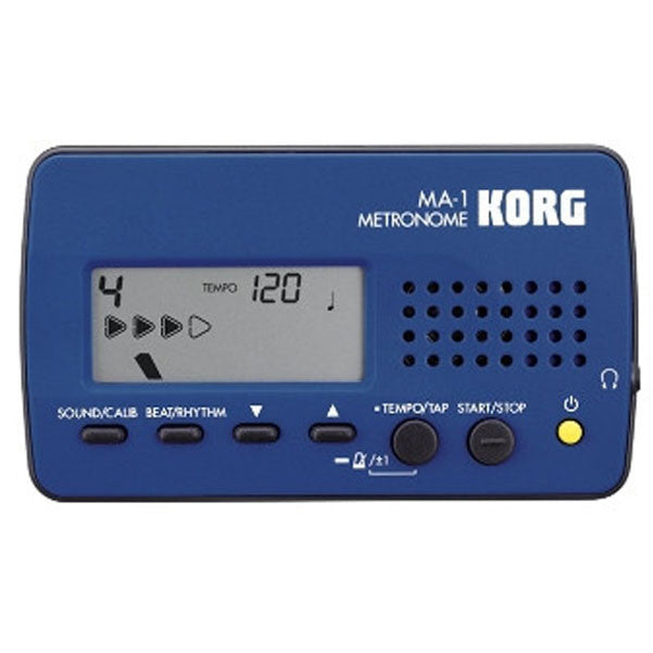 korg metronomes korg ma-1 professional digital metronome - blue black