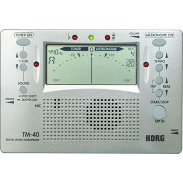 Korg Metronomes Korg TM-40 Digital Tuner Metronome
