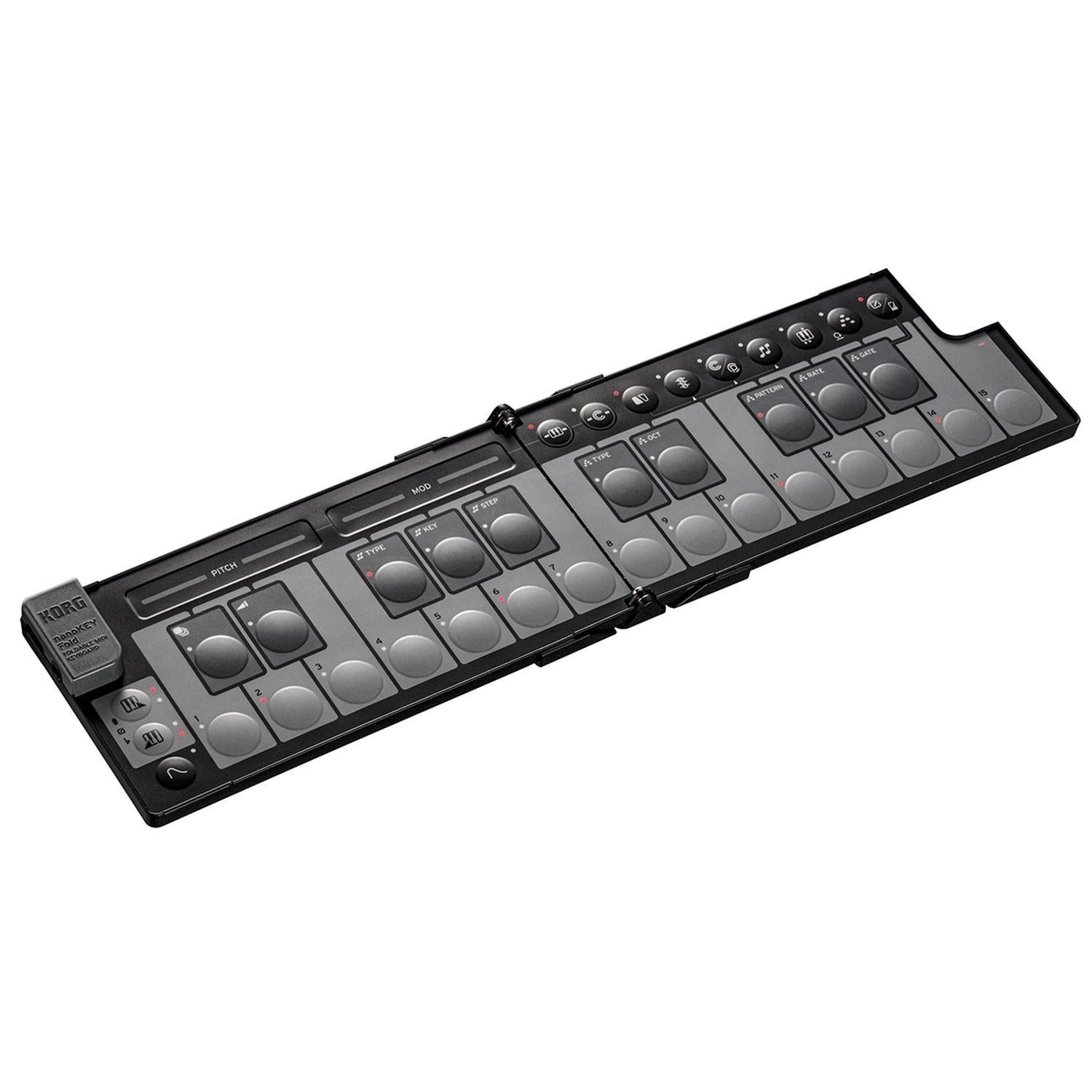 Korg Midi Controllers Korg Nanokey Fold Midi Controller Keyboard