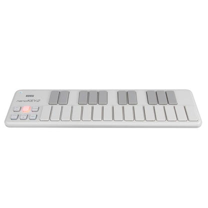 korg midi keyboards korg nanokey2 slim line usb midi keyboard - white