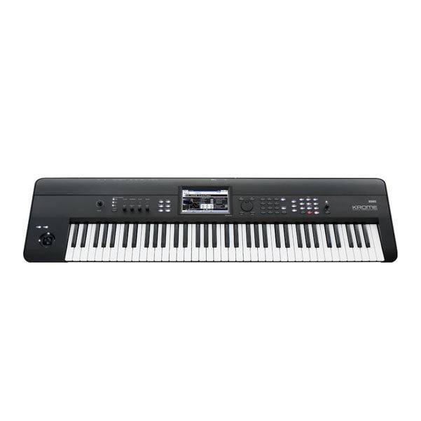 korg synthesizers korg krome 73-key synthesizer workstation with sd card
