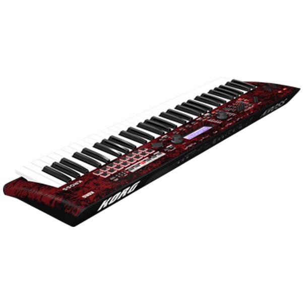 korg synthesizers korg kross2 61-key keyboard synthesizer workstation with sd card - red marble