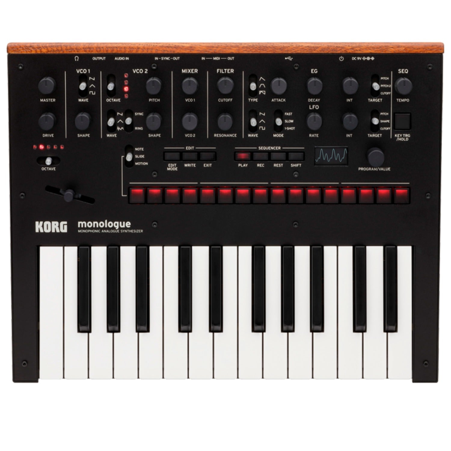 Korg Synthesizers Korg Monologue Monophonic Analog Synthesizer