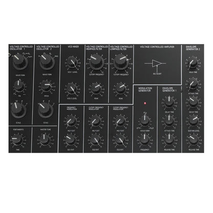 korg synthesizers korg ms-20 mini semi-modular analog synthesizer