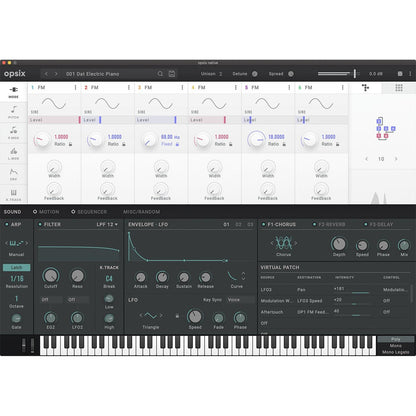 Korg Synthesizers Korg Opsix 37-Keys Altered FM Synthesizer