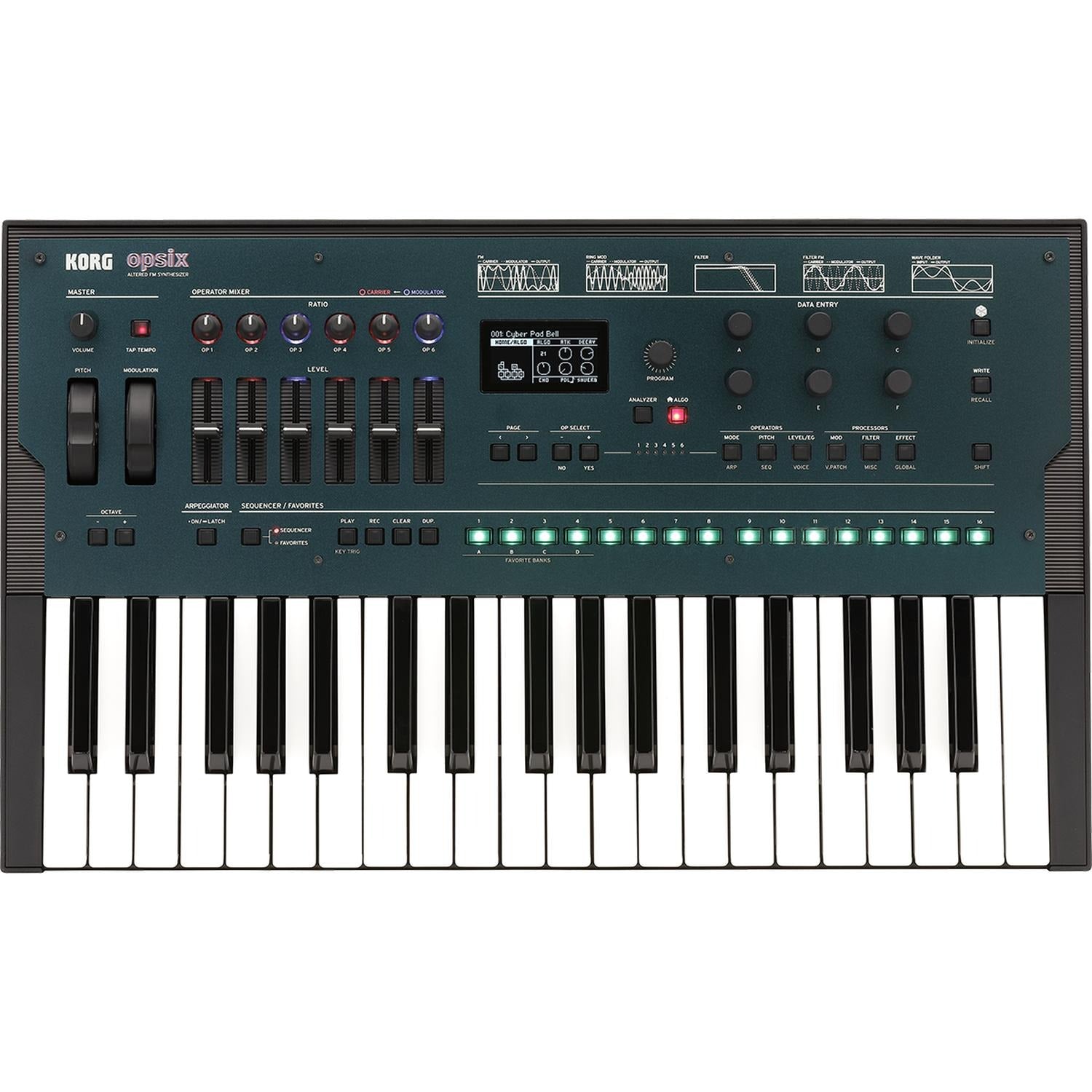 Korg Synthesizers Korg Opsix 37-Keys Altered FM Synthesizer